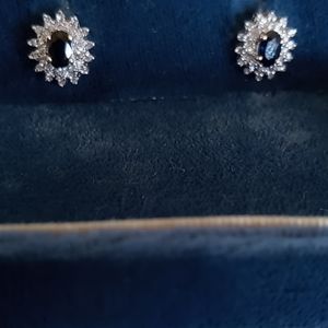 14k earrings white gold